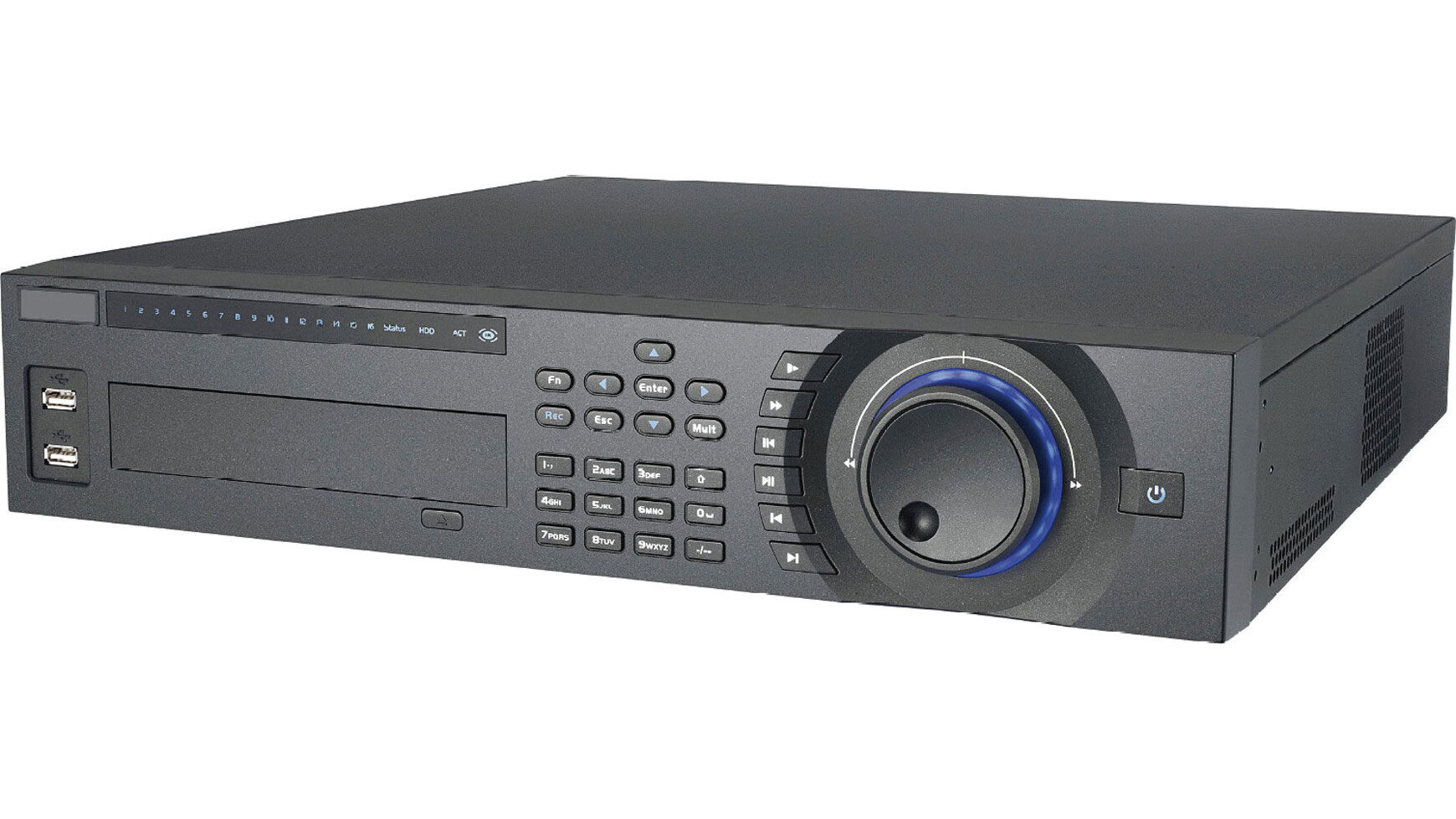 Dahua DVR-08HFU - Hibridni digitalni video snimač, 8 analognih ulaza + 8 kanala za IP kamere, H264 kompresija, web server