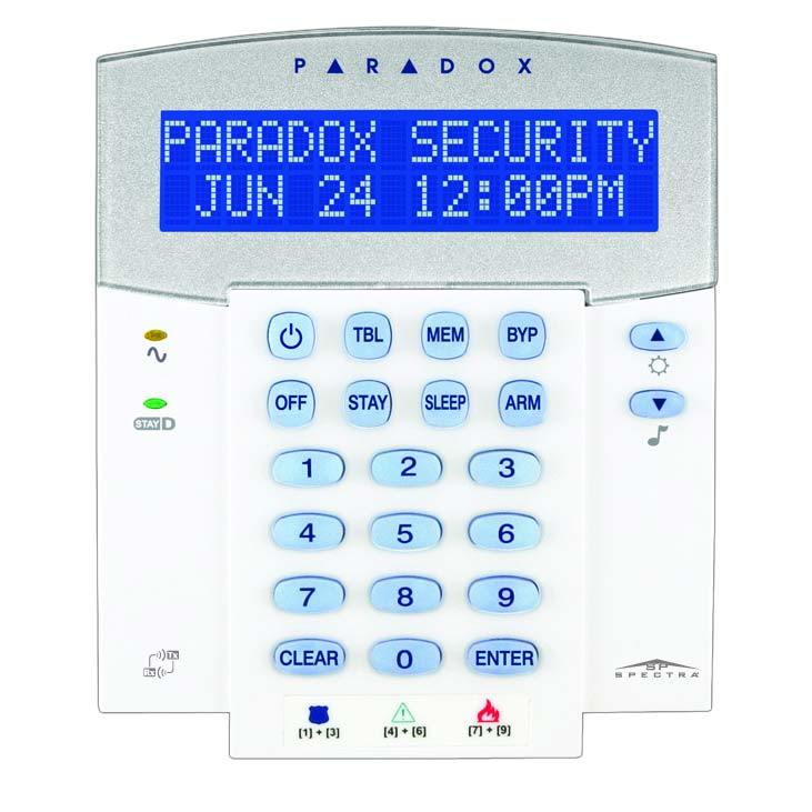 Paradox K32LX 868 - LCD šifrator sa ugrađenim bežičnim prijemnikom, bez daljinskog upravljača