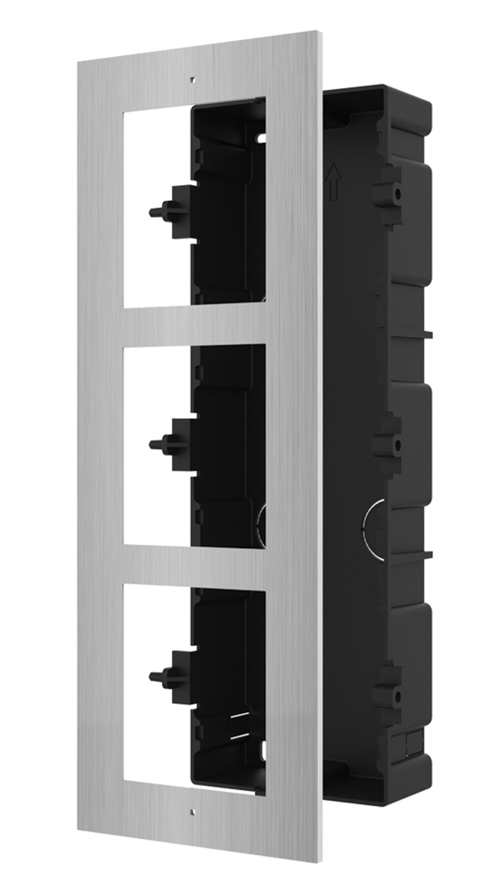 Hikvision DS-KD-ACF3(Steel) - Čelična dozna za tri modula interfona