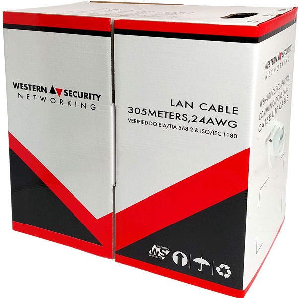 WesternSecurity WSN-UTP C5E-BCPVC305