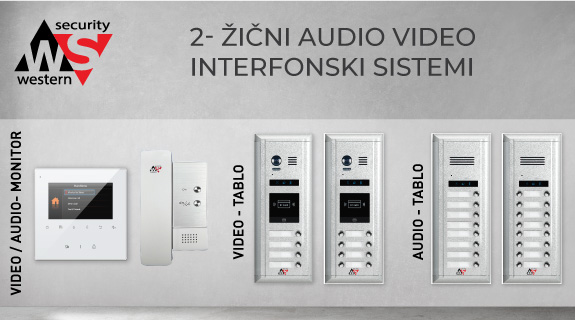 Western Security audio/video interfoni